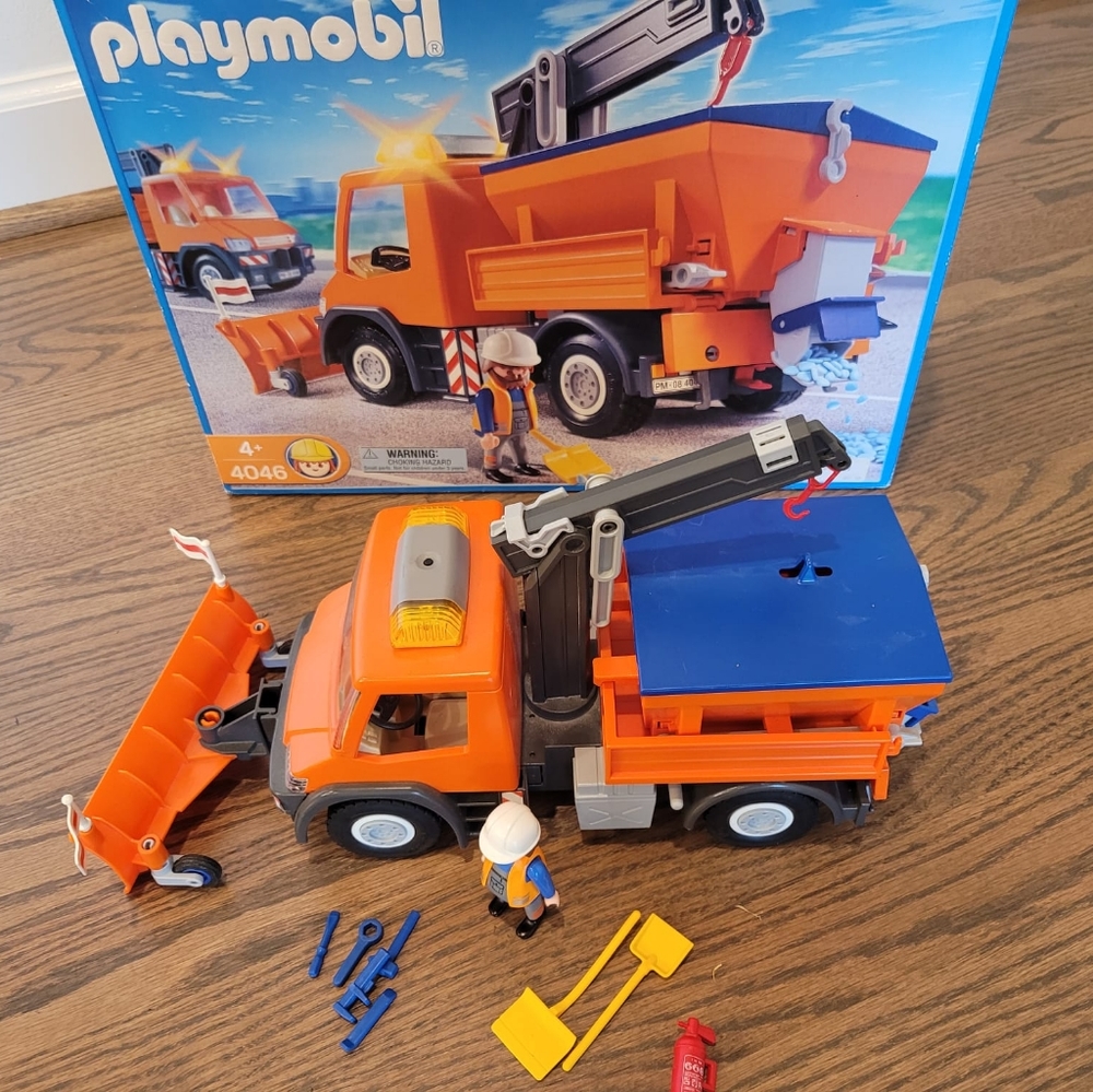 Playmobil Plow Truck Set